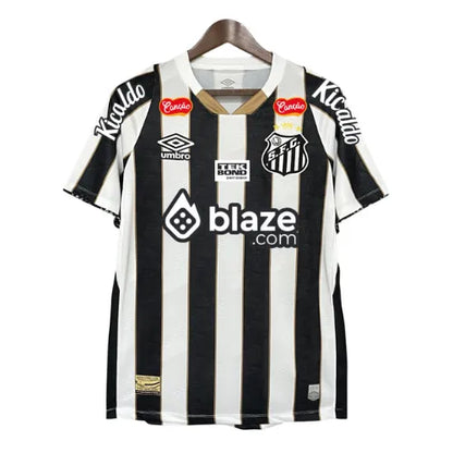 Camisa Santos Away 24/25 - Branca e Preta