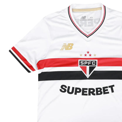 Camisa SPFC Feminina Home 25/26 - Branca