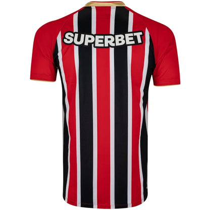 Camisa SPFC Away 25/26 - Vermelha e Preta
