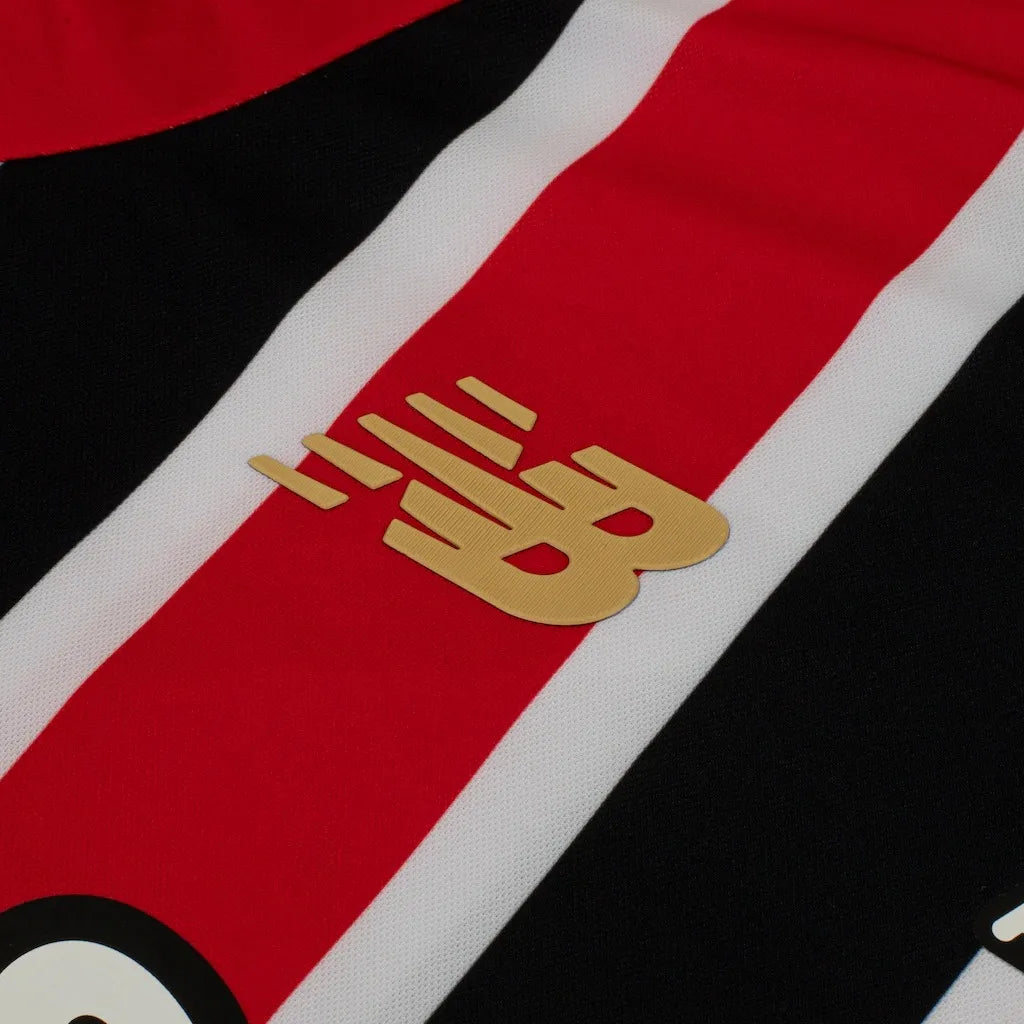 Camisa SPFC Away 25/26 - Vermelha e Preta