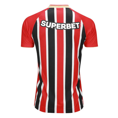 Camisa SPFC Away 25/26 Jogador - Vermelha e Preta
