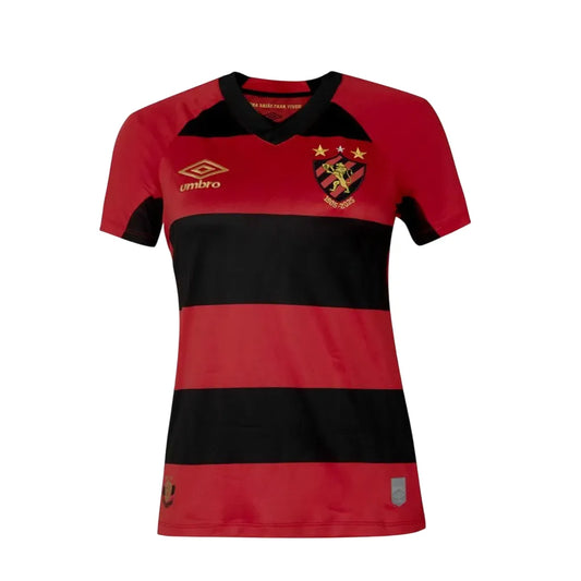 Camisa Sport Feminina Home 25/26 - Vermelha e Preta