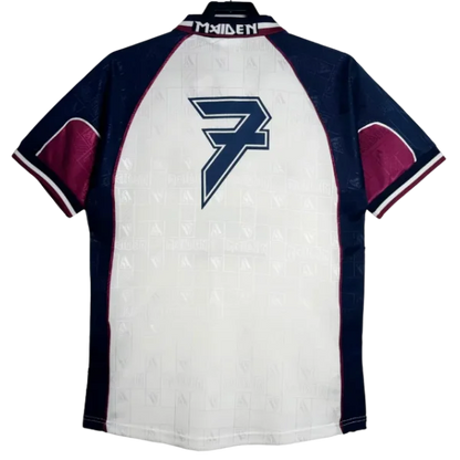 Camisa West Ham 1999 Retrô Iron Maiden - Branca